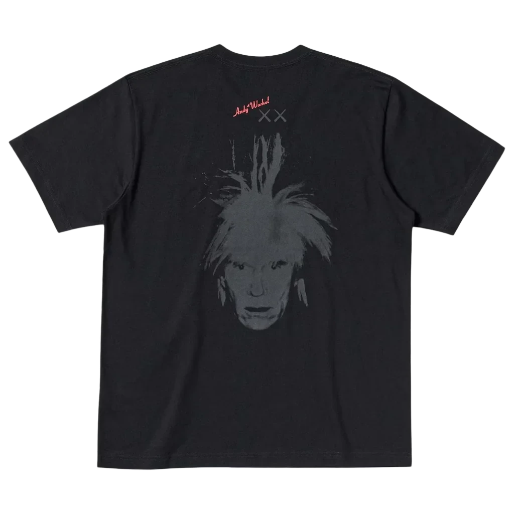 T Shirt Kaws Andy Warhol Face