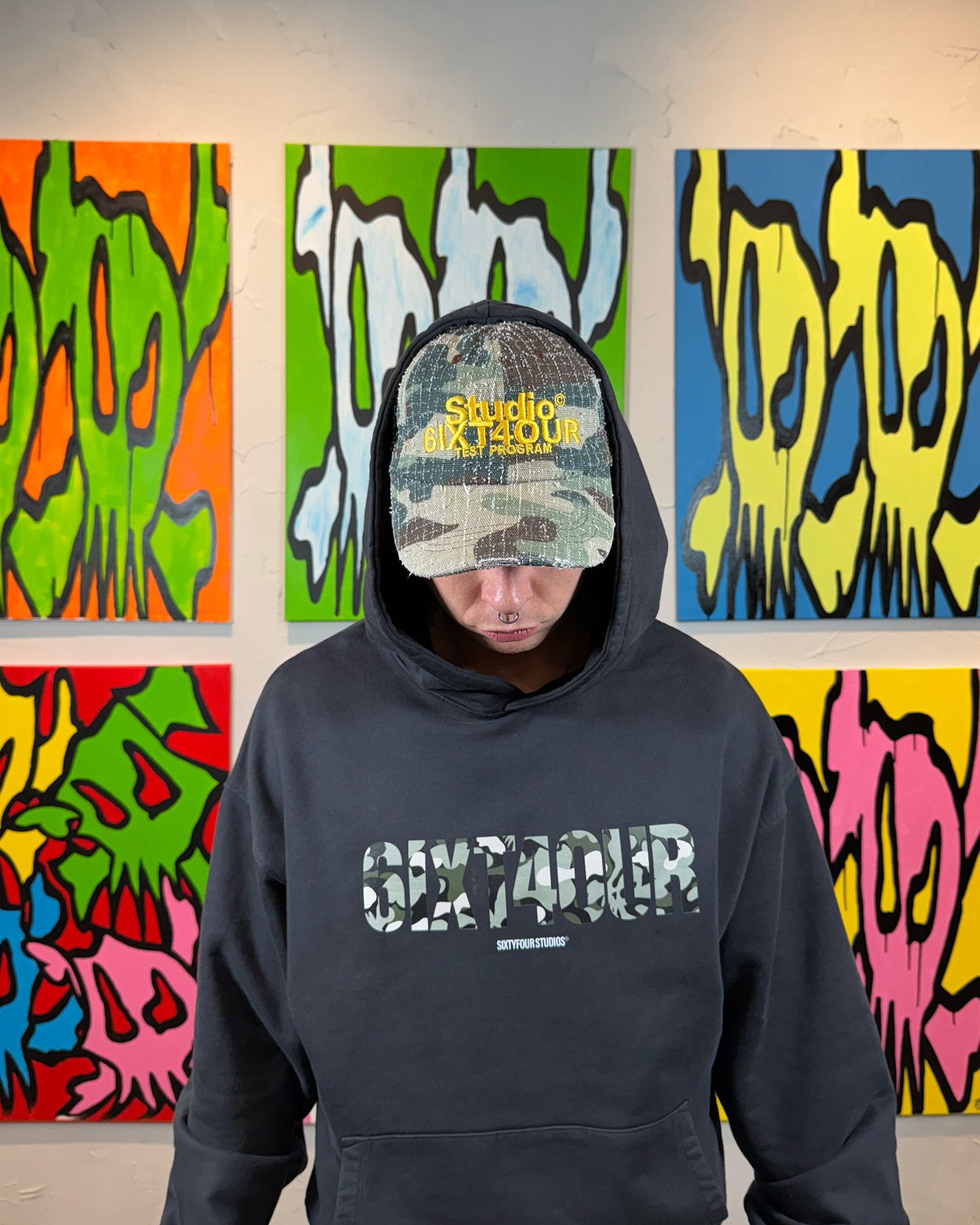 6ixt4our Camo Cap