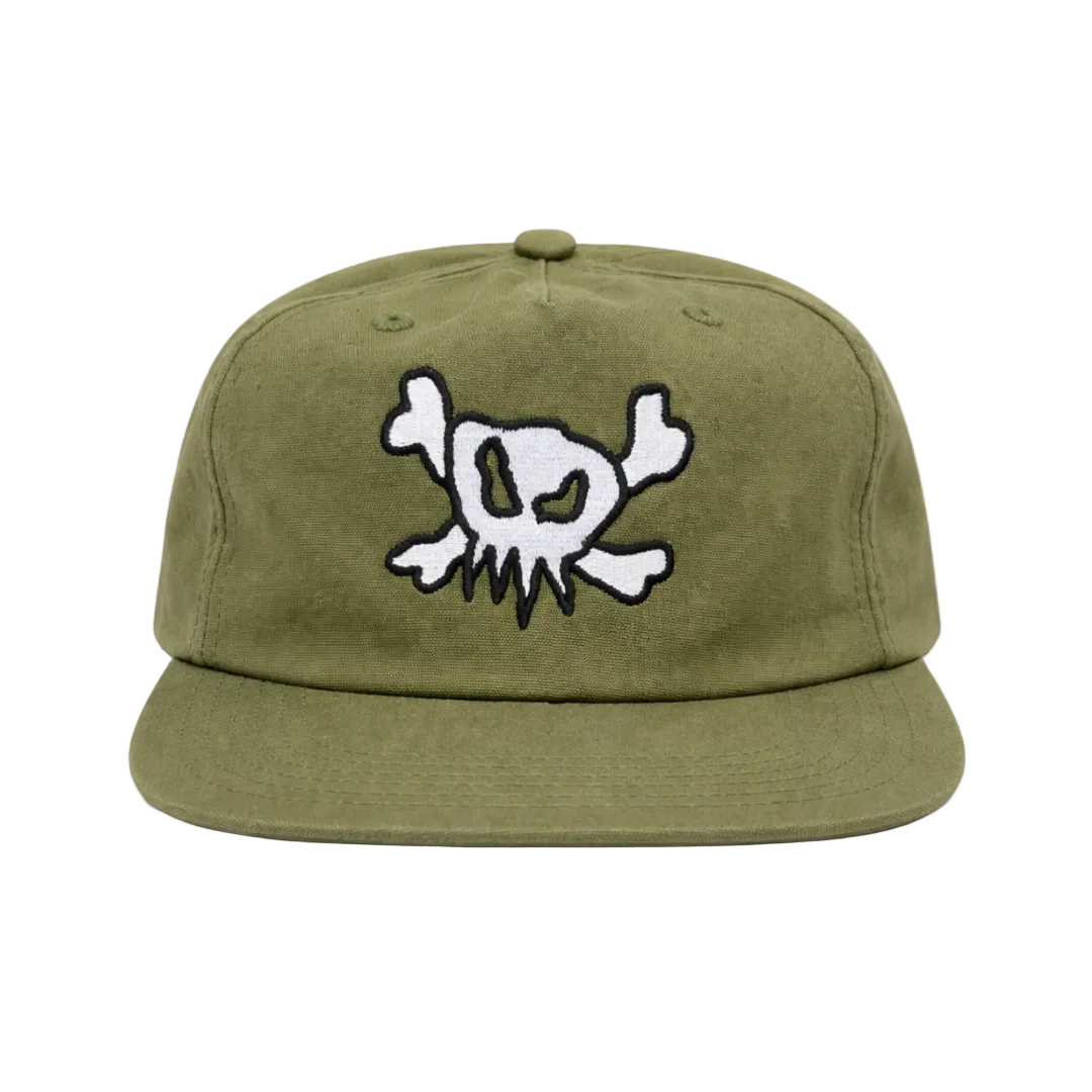6ixt4our Olive Skull Cap