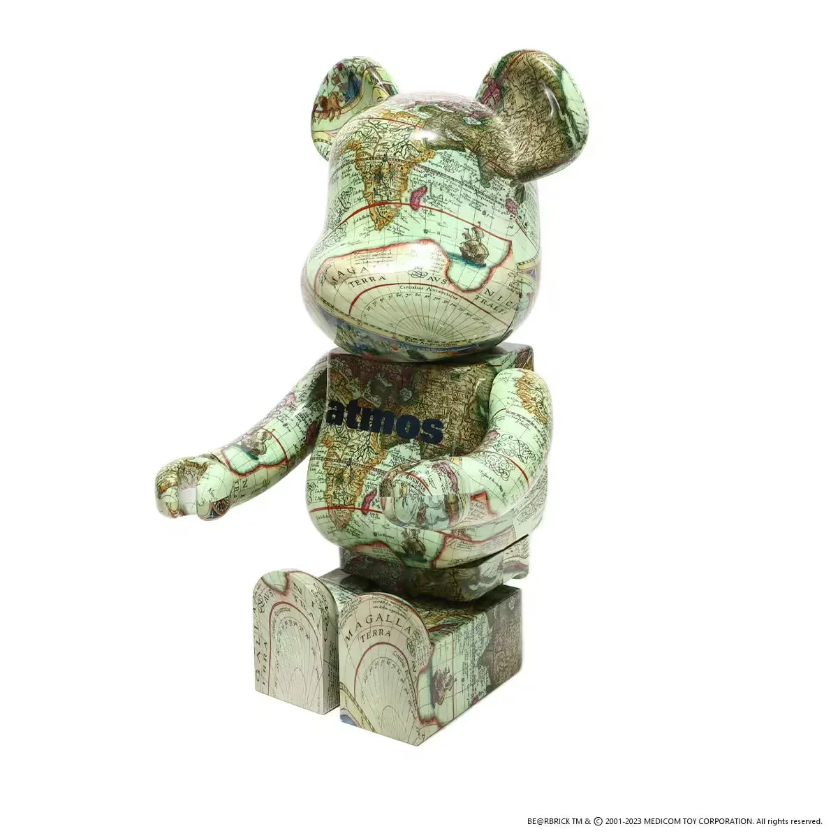 Bearbrick x Atmos Map 1000%