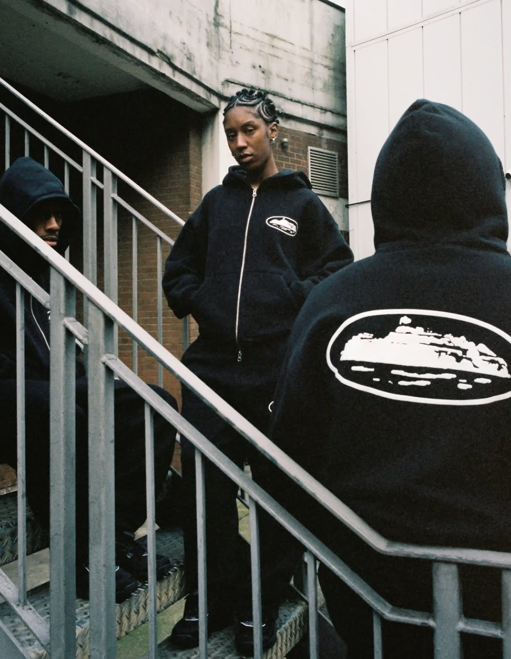 Corteiz OG Island Zip Hoodie Black