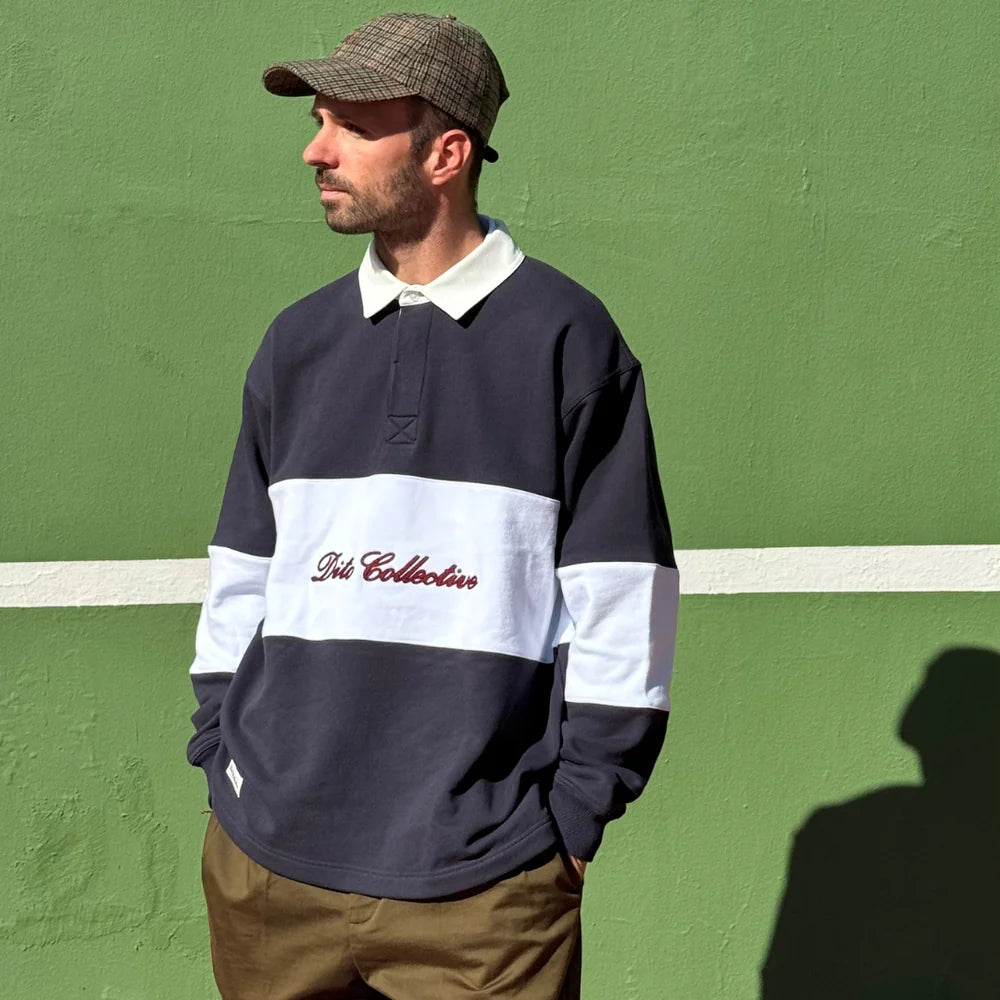 Dito Rugby-Polo-Pullover Marine