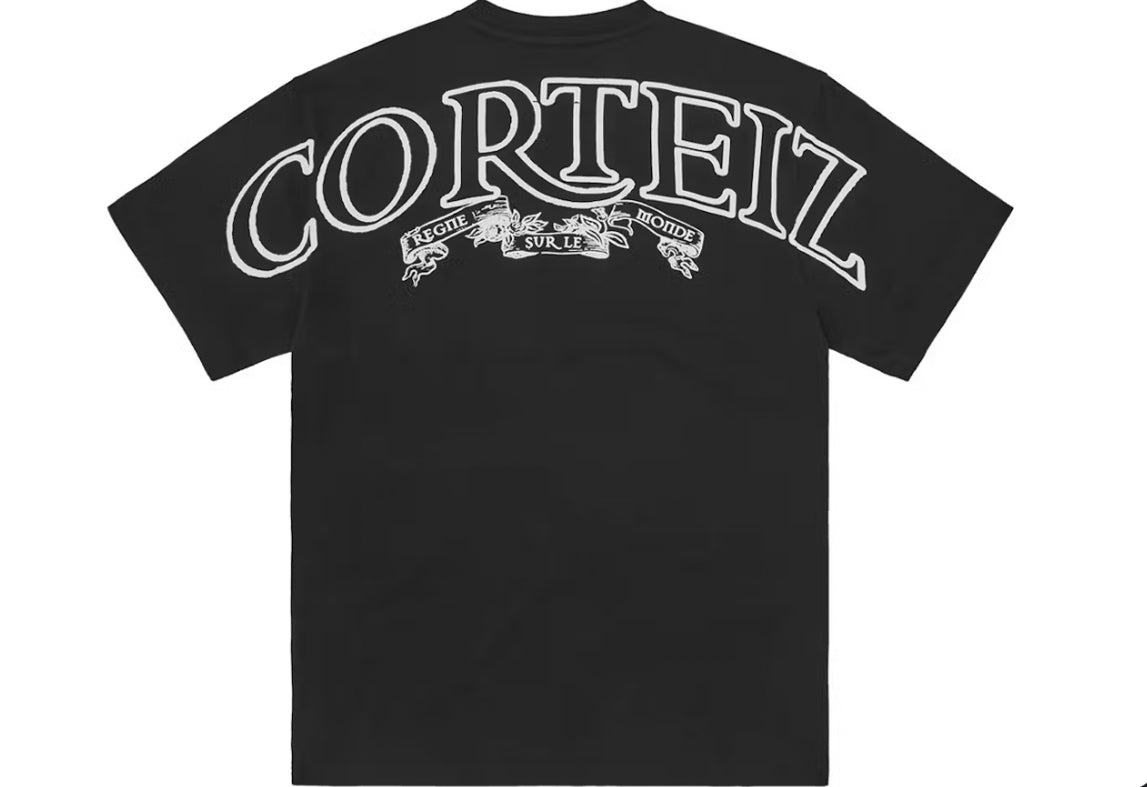 T Shirt Corteiz Big Logo Black