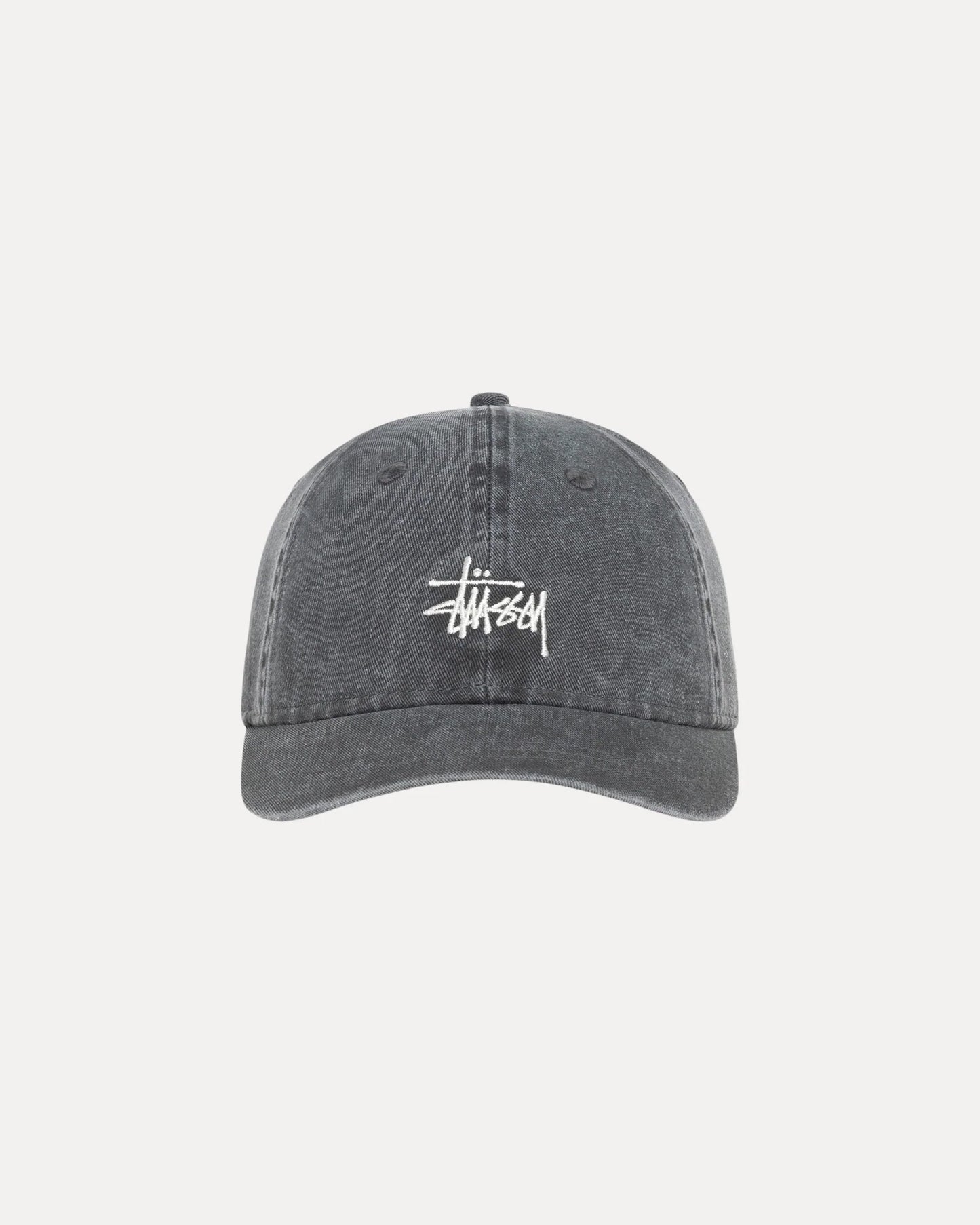 Stussy Cap Washed Black