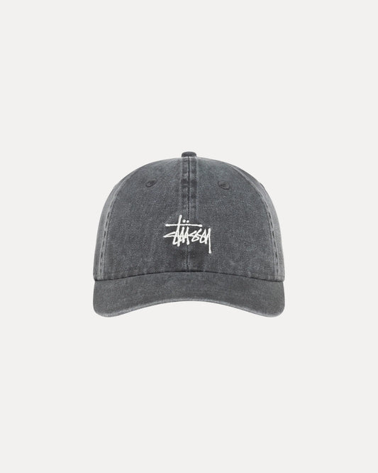 Stussy Cap Washed Black