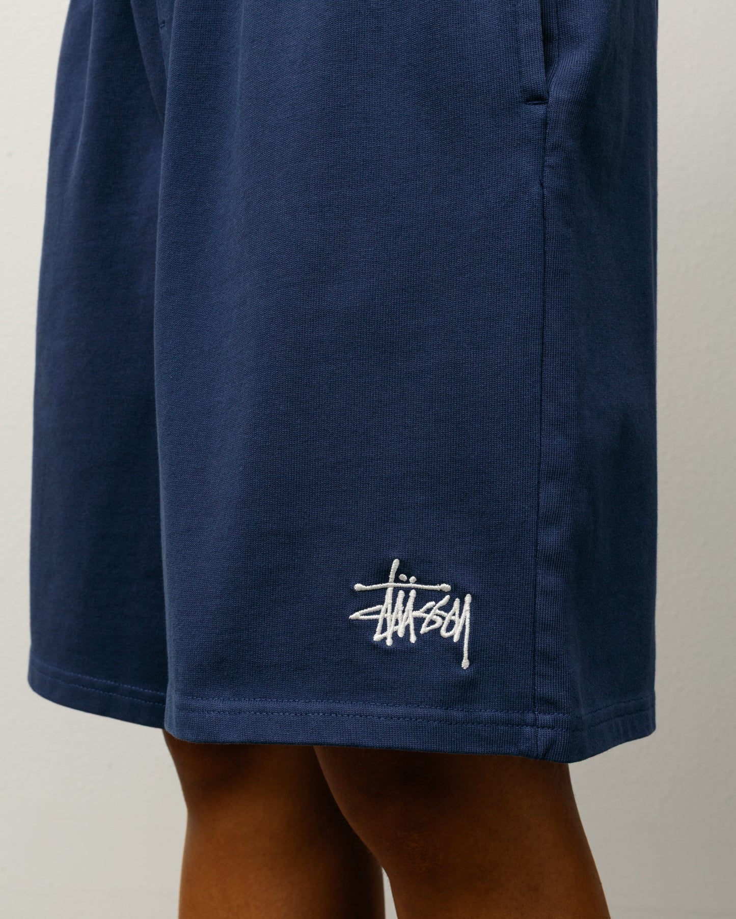 Stussy Shorts Logo Marineblau
