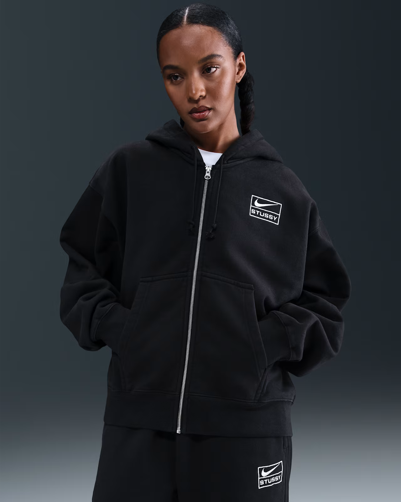 Stussy x Nike Zip Black