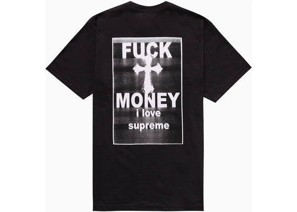 Supreme T-Shirt mit Aufschrift „Fuck Money“