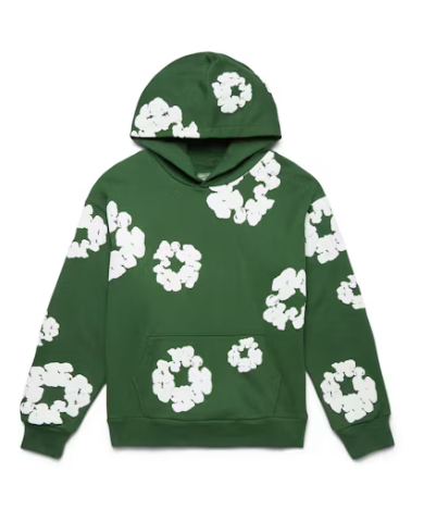 Hoodie Denim Tears Green