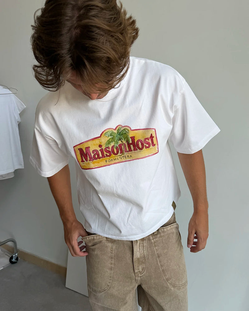 Host Formentera Tee - white | Saturday Concept