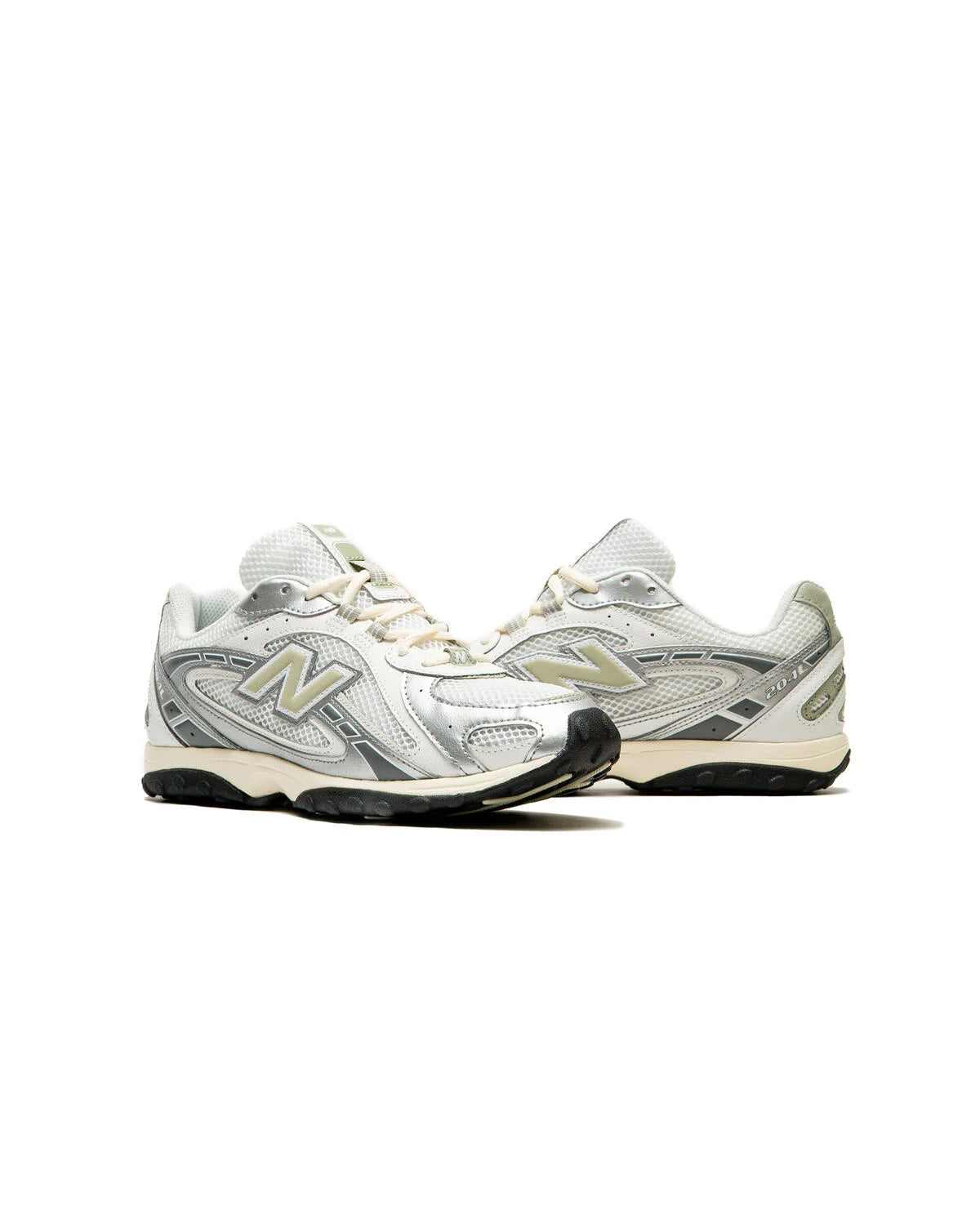 New Balance 204l Silber Metallic Salbeigrün