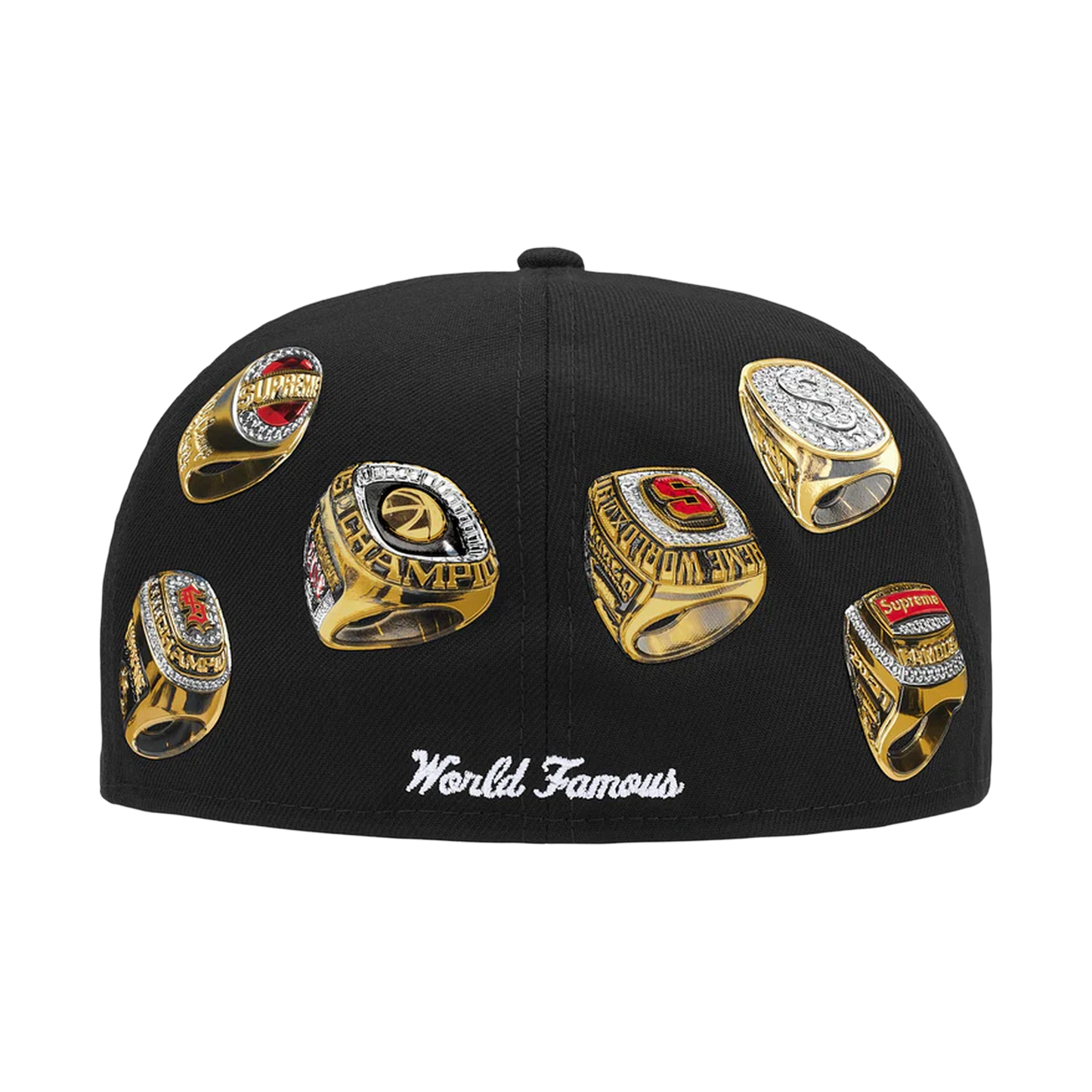 New Era 59FIFTY Supreme Rings Box Logo Black - black | Saturday Concept