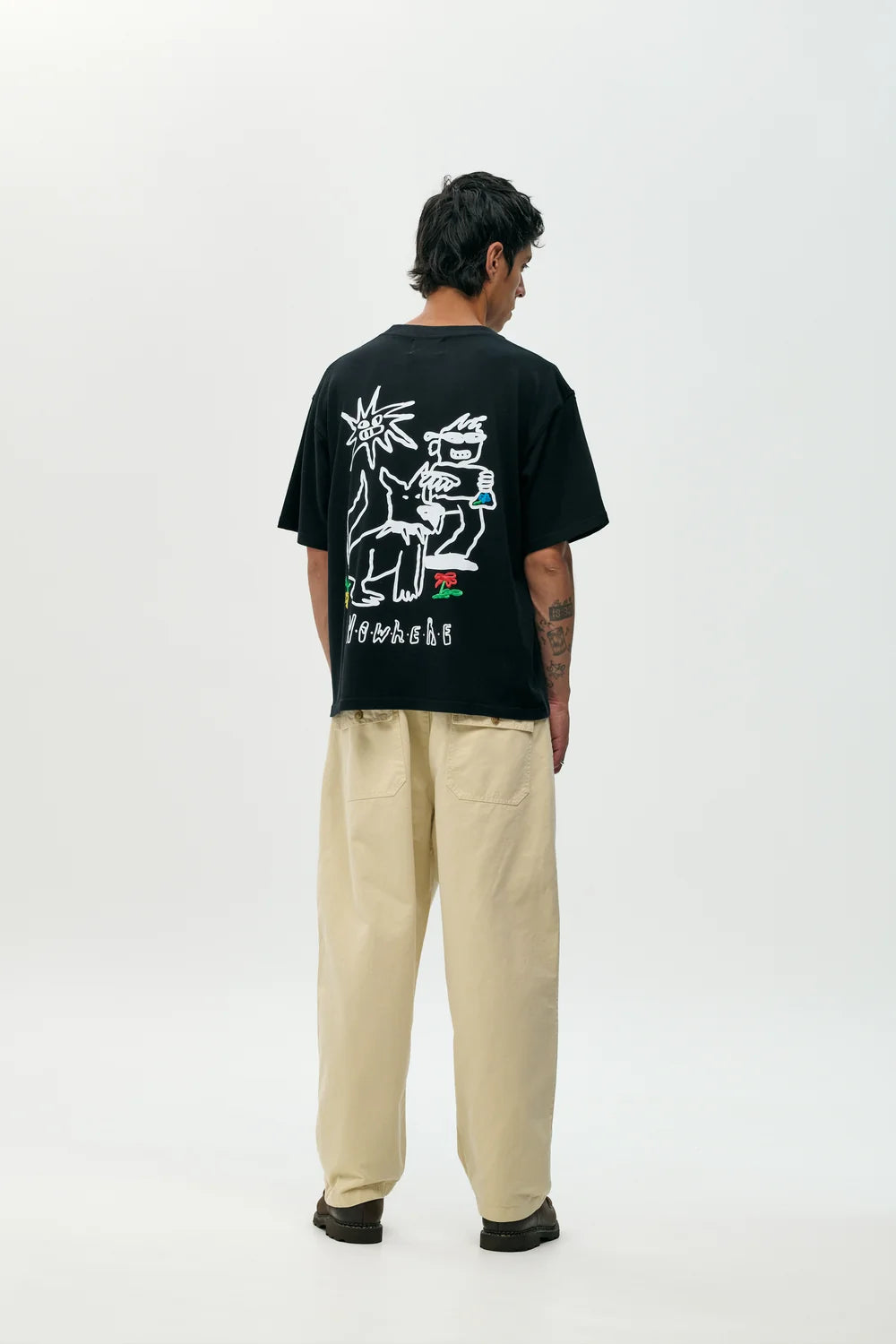 NWHR Dog Black Tee
