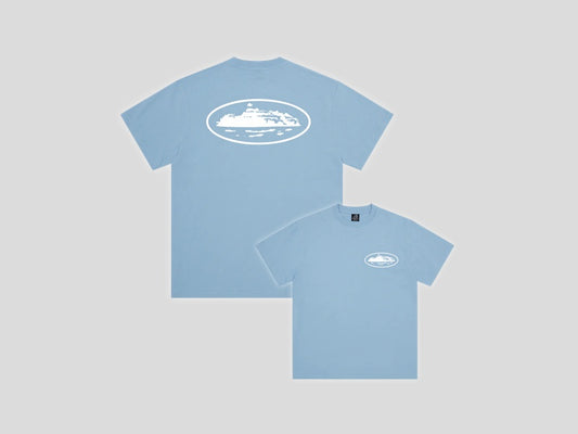 Corteiz Og Island Tee Baby Blue