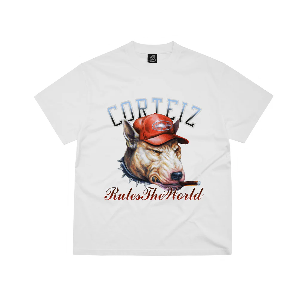 Corteiz Dog Pound White Tee