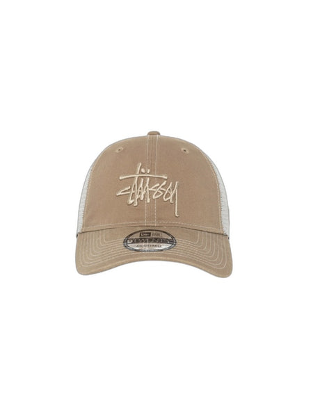 New Era Stussy Trucker Brown