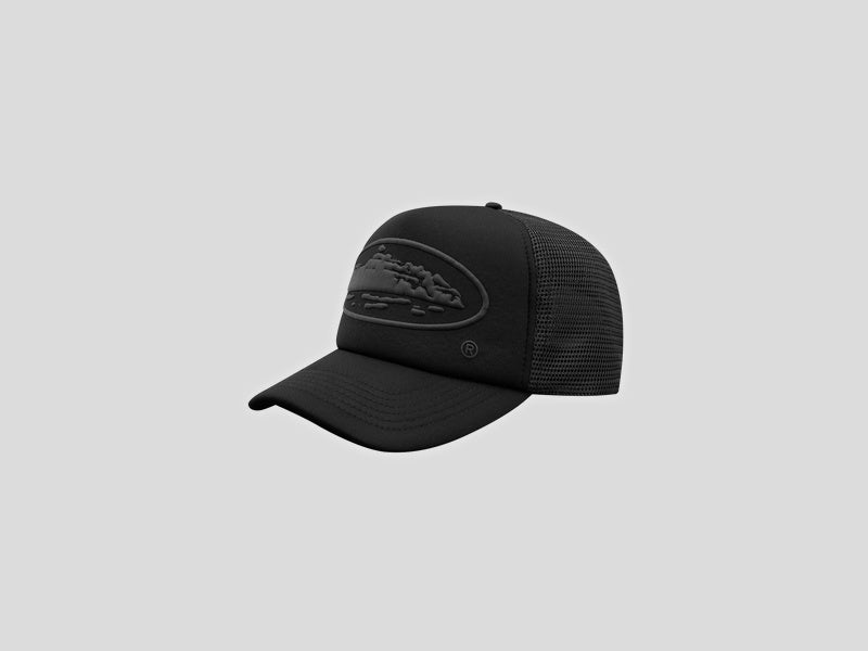 Corteiz Trucker Hat Black