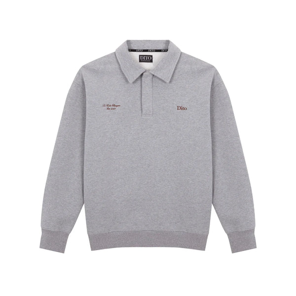 Dito Marble Quarter Zip Grey
