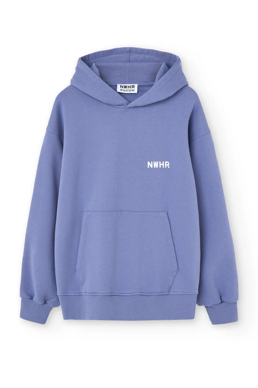 NWHR Hoodie Blue Washed