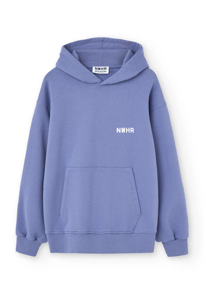 NWHR Hoodie Blue Washed