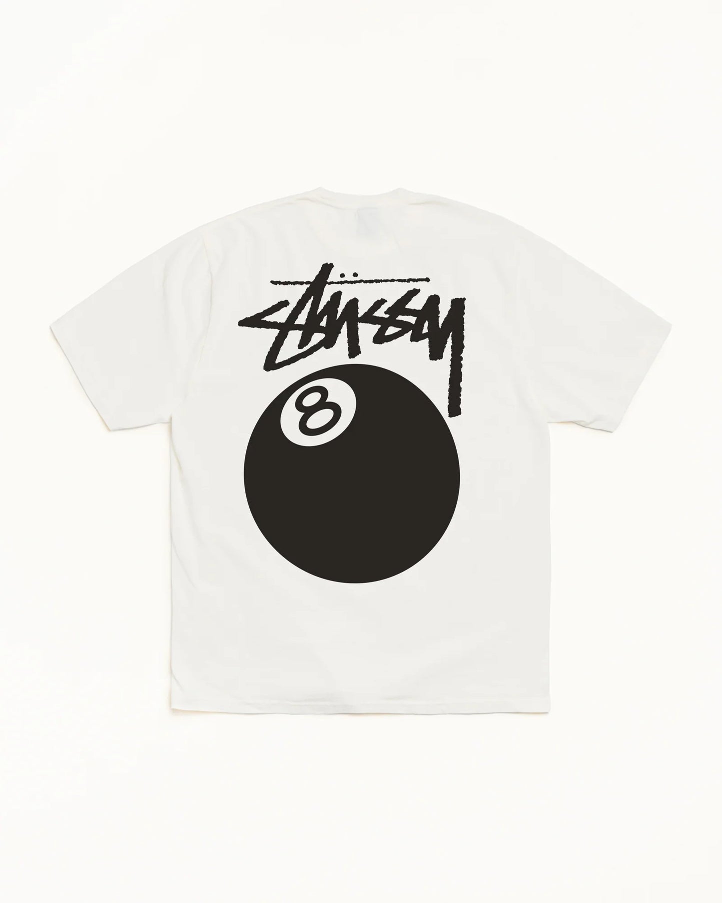 Stussy 8 Ball White Tee