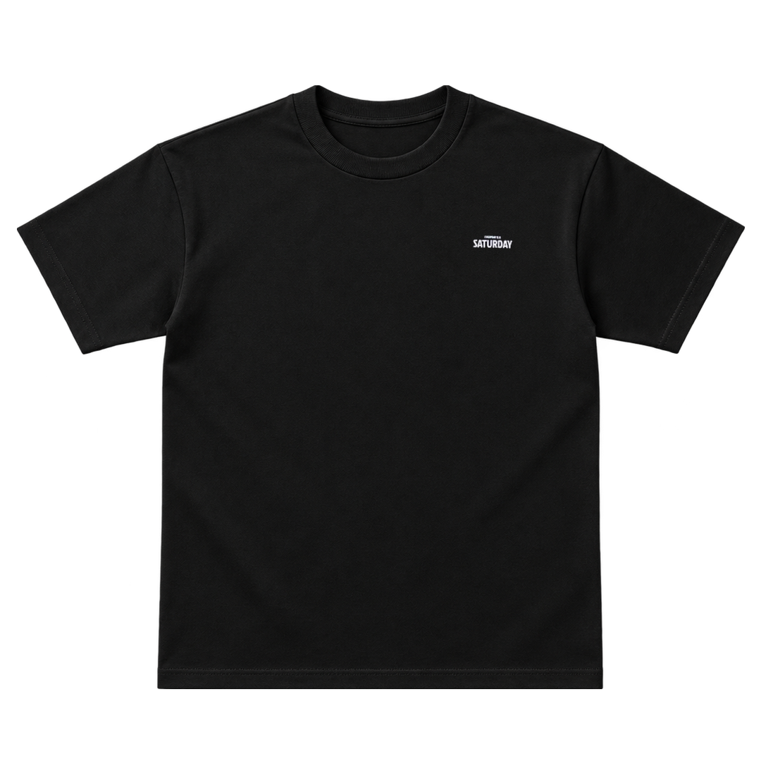 Samstag EIAS Mini Logo Tee Schwarz
