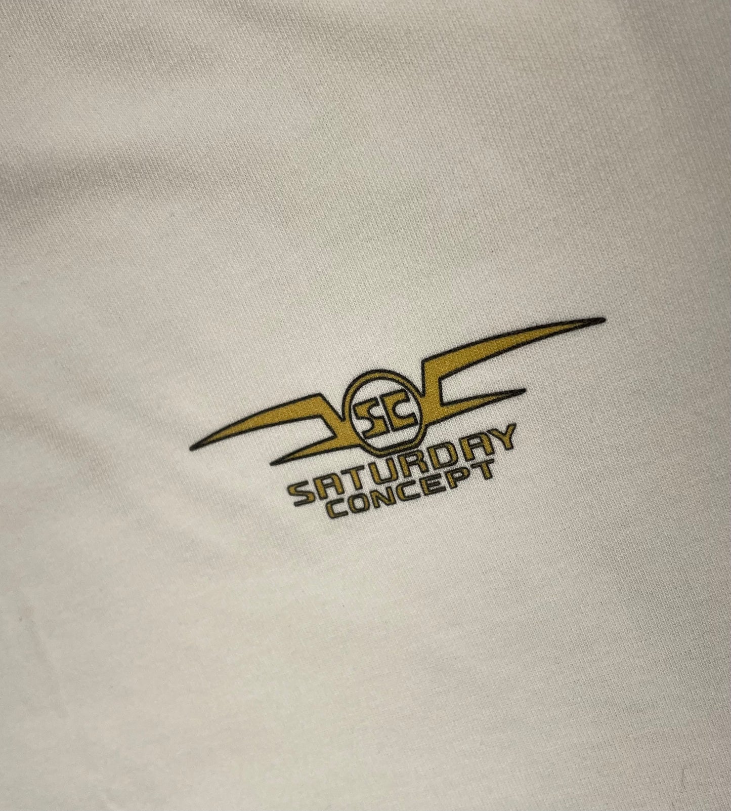 Saturday Car 600 Tee White