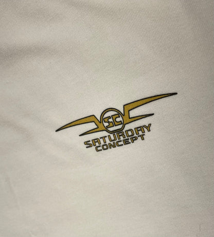 Saturday Car 600 Tee White