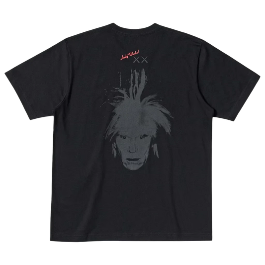 T-Shirt Kaws Andy Warhol Gesicht