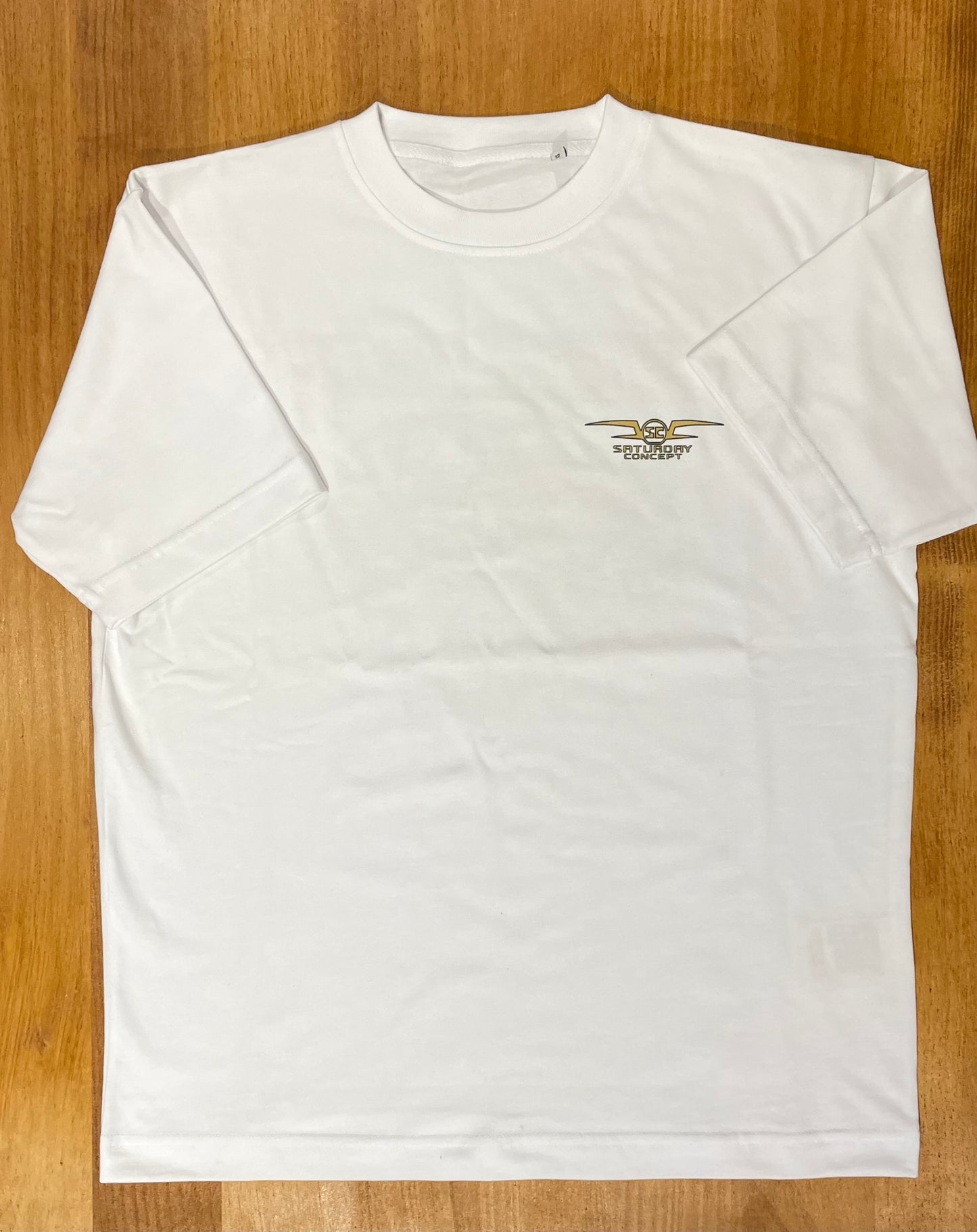 Saturday Car 600 Tee White