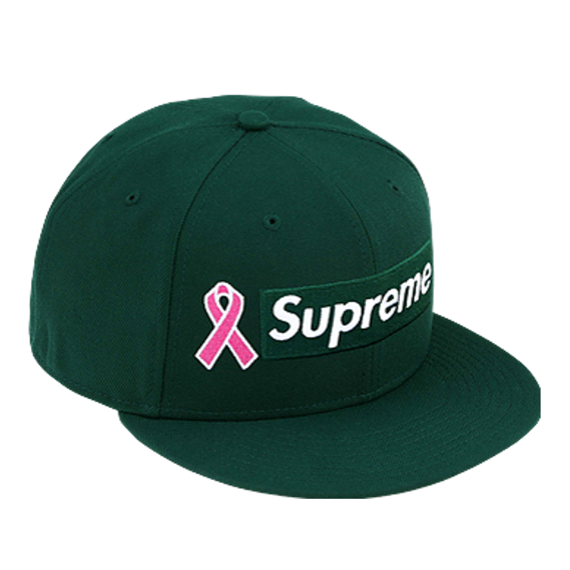 New Era 59FIFTY Supreme Cancer Awareness Green