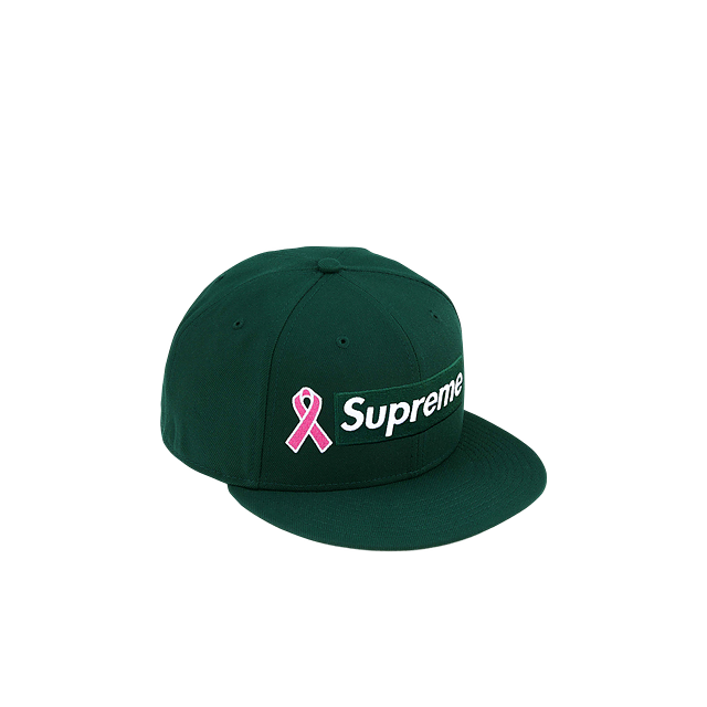 New Era 59FIFTY Supreme Cancer Awareness Green