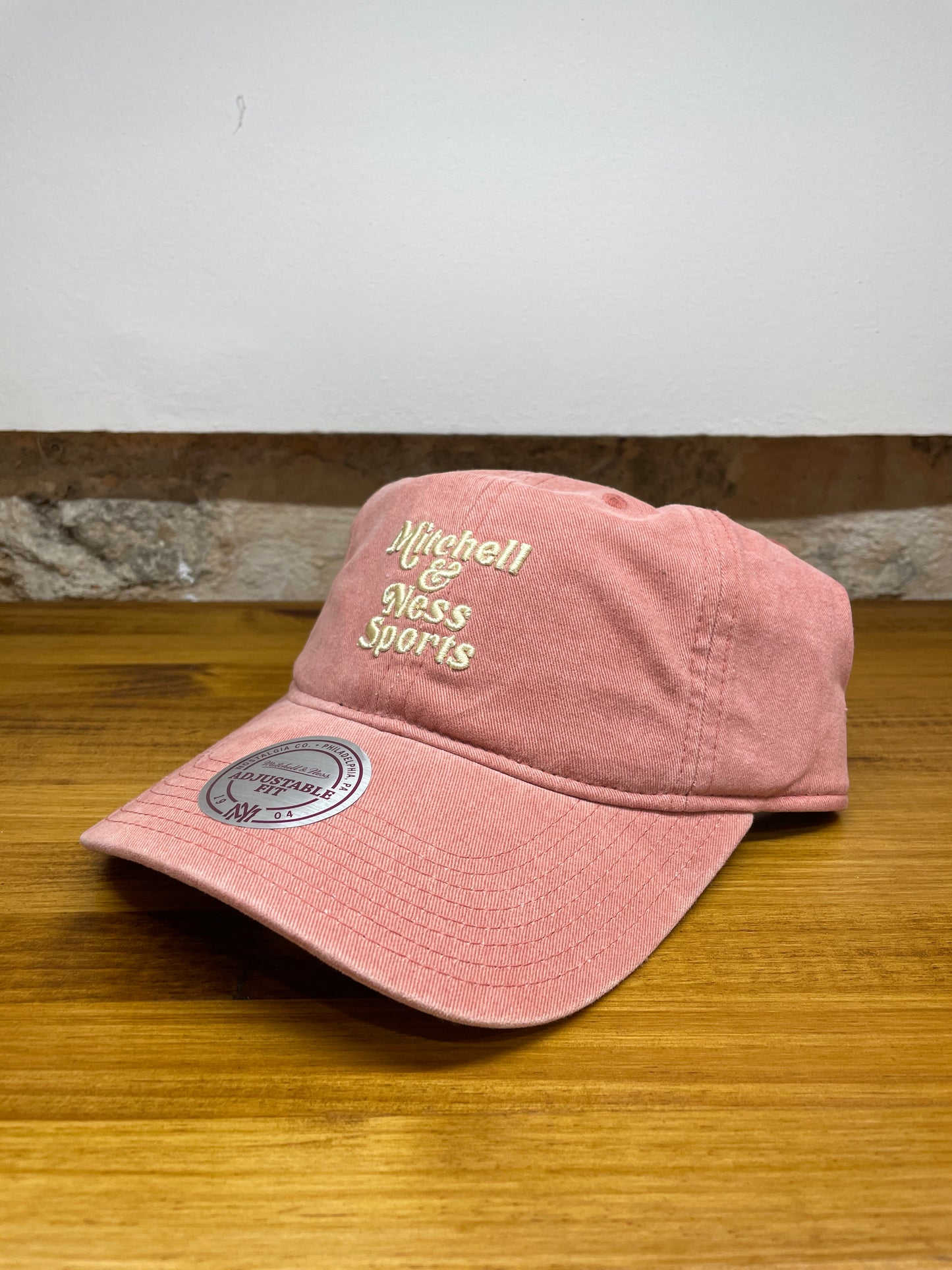 Mitchell & Ness Cap Washed Pink Wash
