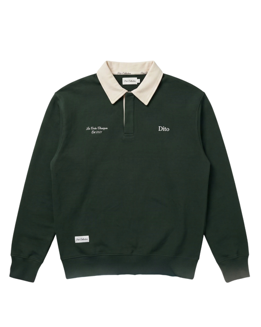 Dito Quarter Zip Green Court