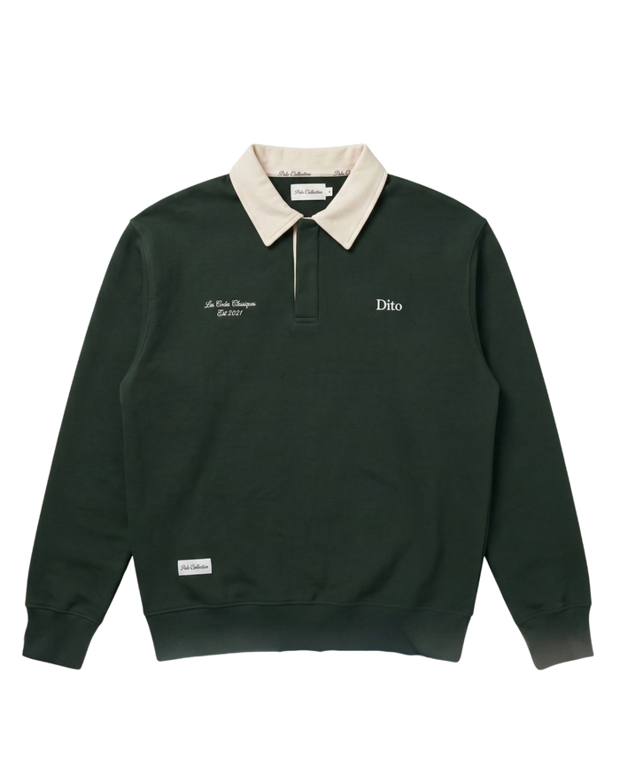 Dito Quarter Zip Green Court
