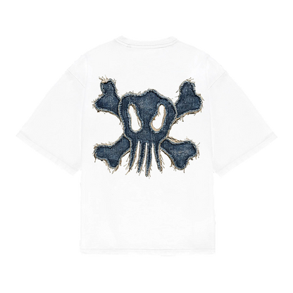 6ixt4our Jeans Skull Tee