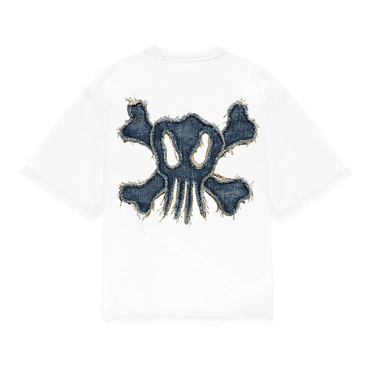 6ixt4our Jeans Skull Tee