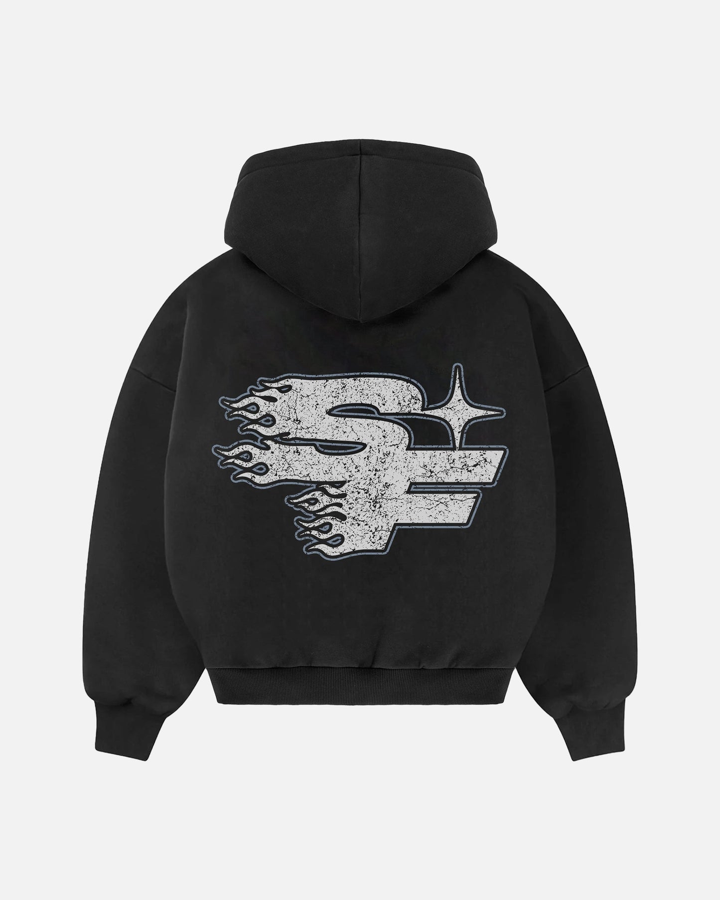 6ixt4our Basic Black Hoodie
