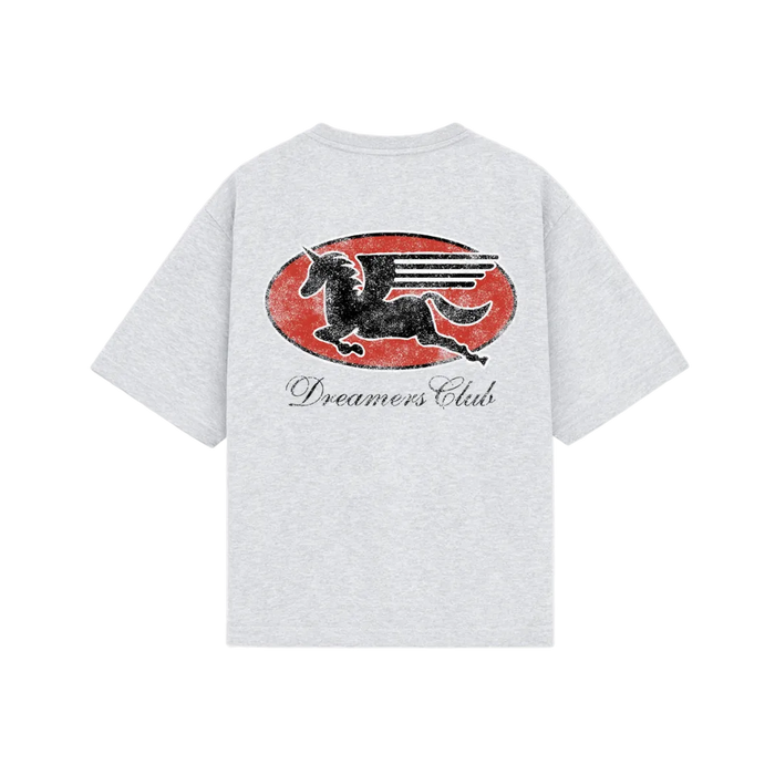 6ixt4our Dreamers Patches Tee Grey