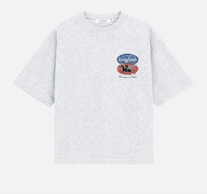 6ixt4our Dreamers Patches Tee Grey