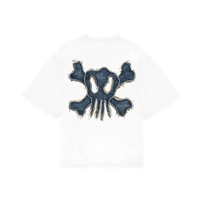 6ixt4our Jeans Totenkopf-T-Shirt