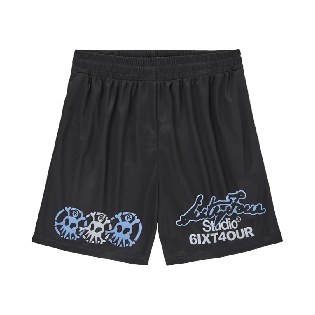 6ixt4our Mess Black Short