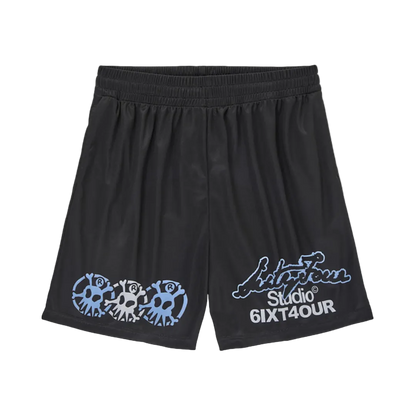 6ixt4our Mess Black Short