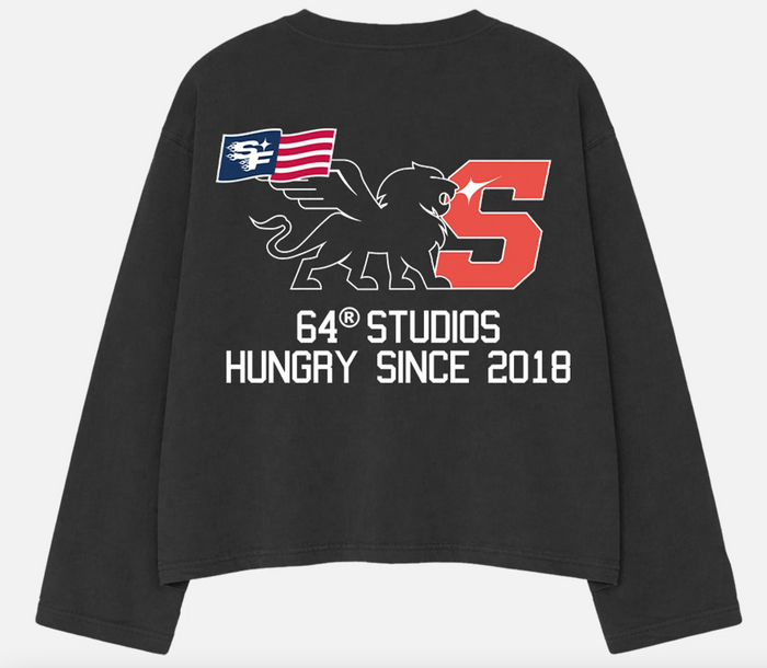 6ixt4our Patch Long Sleeve Black