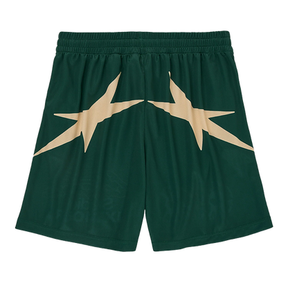 6ixt4our Mess Green Short