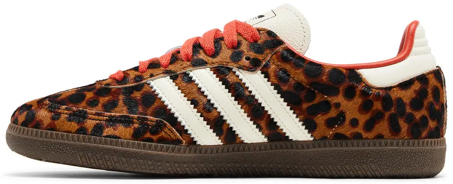 Adidas Samba Red Leopard
