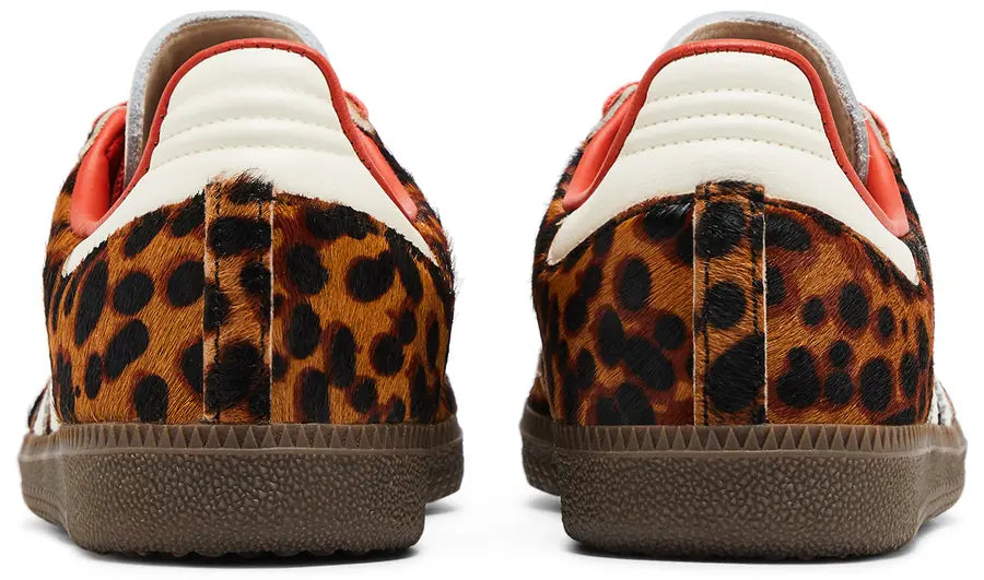 Adidas Samba Red Leopard
