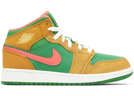 Jordan 1 Mid Sonic Green