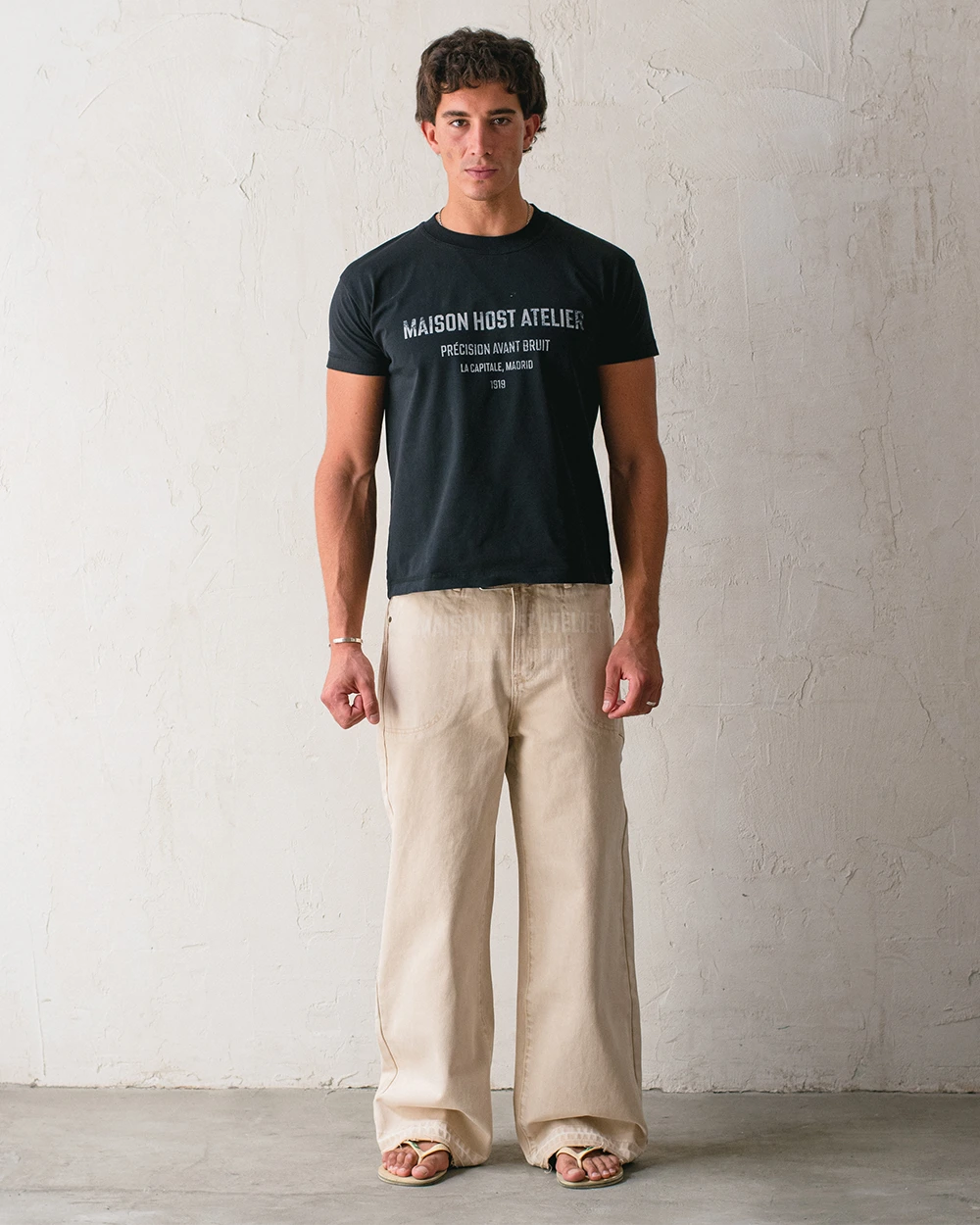 Host Atelier Slim Black Tee