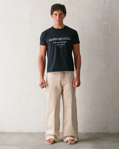 Host Atelier Slim Black Tee